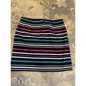 Talbots women’s striped lined pencil skirt size 16 Petite NEW NWOT